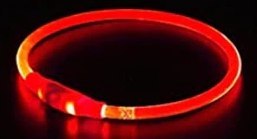 OBROŻA ŚWIECĄCA LED DLA PSA REGULOWANA USB OBROŻA ŚWIECĄCA LED DLA PSA REGULOWANA USB