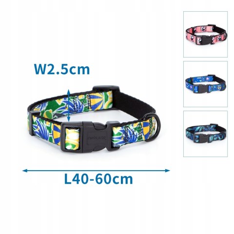 Obroża dla psa taśmowa regulowana 40-60 cm Obroża dla psa taśmowa regulowana 40-60 cm