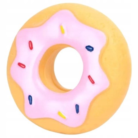 ZABAWKA DLA PSA DONUT PĄCZEK WINYLOWA ZABAWKA PISZCZĄCA 11cm ZABAWKA DLA PSA DONUT PĄCZEK WINYLOWA ZABAWKA PISZCZĄCA 11cm