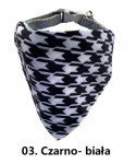 Chusta bandana ozdobna apaszka z obrożą spacerową dla psa psów 30-40cm