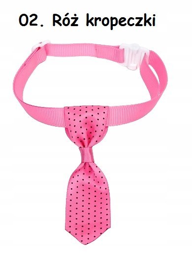 KRAWAT DLA PSA KOTA OBROŻA ozdobna dekoracja ŚWIĘTA URODZINY ŚLUB 20-36 cm KRAWAT DLA PSA KOTA OBROŻA ozdobna dekoracja ŚWIĘTA URODZINY ŚLUB 20-36 cm