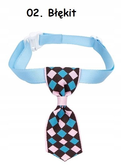 KRAWAT DLA PSA KOTA OBROŻA ozdobna dekoracja ŚWIĘTA URODZINY ŚLUB 20-36 cm KRAWAT DLA PSA KOTA OBROŻA ozdobna dekoracja ŚWIĘTA URODZINY ŚLUB 20-36 cm