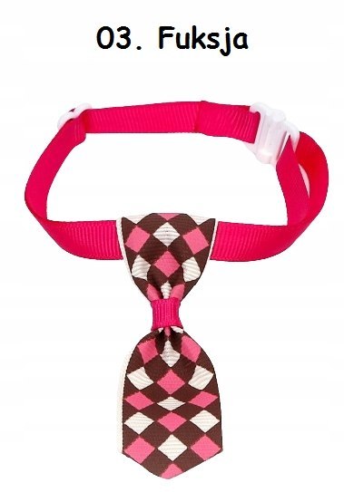 KRAWAT DLA PSA KOTA OBROŻA ozdobna dekoracja ŚWIĘTA URODZINY ŚLUB 20-36 cm KRAWAT DLA PSA KOTA OBROŻA ozdobna dekoracja ŚWIĘTA URODZINY ŚLUB 20-36 cm