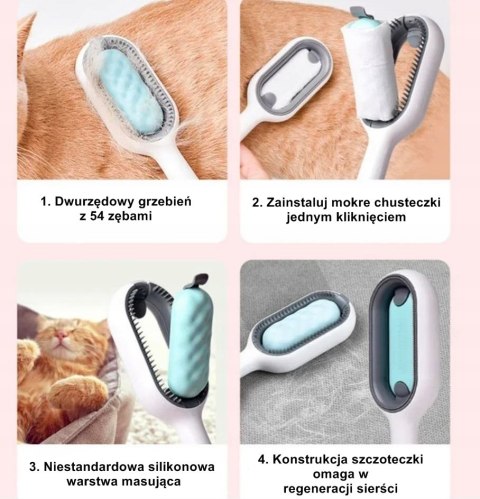 SZCZOTKA DO WYCZESYWANIA PSA KOTA do czyszczenia ubrań i tapicerki SZCZOTKA DO WYCZESYWANIA PSA KOTA do czyszczenia ubrań i tapicerki
