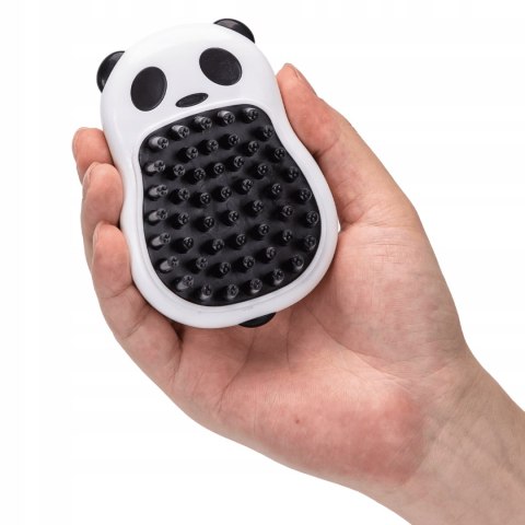 Szczotka do czesania psa kota mycia i masażu zwierząt podczas kąpieli panda Szczotka do czesania psa kota mycia i masażu zwierząt podczas kąpieli panda