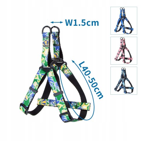 Szelki dla małego Psa YORK mocne wygodne 40-50 cm rozm. S Szelki dla małego Psa YORK mocne wygodne 40-50 cm rozm. S