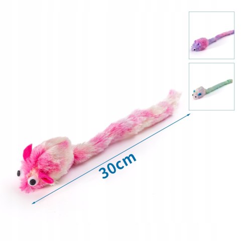 ZABAWKA DLA KOTA MYSZ szeleszcząca futerko 30 cm ZABAWKA DLA KOTA MYSZ szeleszcząca futerko 30 cm