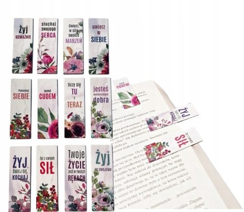 ZAKŁADKI magnetyczne DO KSIĄŻEK klipsy spinacze + organizer 12 sztuk ZAKŁADKI magnetyczne DO KSIĄŻEK klipsy spinacze + organizer 12 sztuk