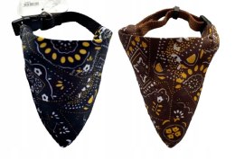 Chusta bandana ozdobna apaszka z obrożą spacerową S dla psa psów 25-40 cm