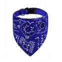 Chusta bandana ozdobna apaszka z obrożą spacerową S dla psa psów 25-40 cm