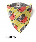 Chusta bandana ozdobna apaszka z obrożą spacerową dla psa psów 18-30cm