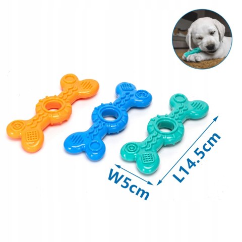 Gryzak dla psa szczeniaka zabawka czyszcząca zęby aport TPR 14,5 cm Gryzak dla psa szczeniaka zabawka czyszcząca zęby aport TPR 14,5 cm