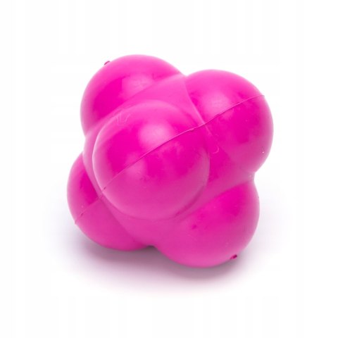 PIŁKA dla psa twarda mocna gryzak zabawka z wypustkami różowa 6,8 cm PIŁKA dla psa twarda mocna gryzak zabawka z wypustkami różowa 6,8 cm