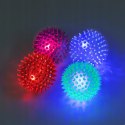 Piłka dla psa JEŻYK świecąca sensoryczna LED PIŁECZKA 5,5 cm