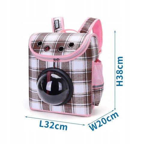 TRANSPORTER TORBA PLECAK TURYSTYCZNY DLA KOTA PSA wentylowany 32x38 cm TRANSPORTER TORBA PLECAK TURYSTYCZNY DLA KOTA PSA wentylowany 32x38 cm