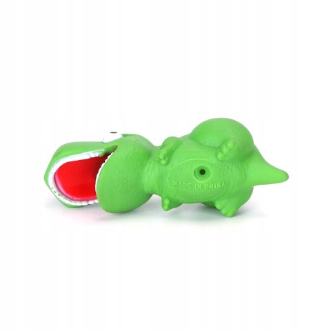 Zabawka dla psa szczeniaka z piszczałką dinozaur piszczący dinuś 14 cm Zabawka dla psa szczeniaka z piszczałką dinozaur piszczący dinuś 14 cm