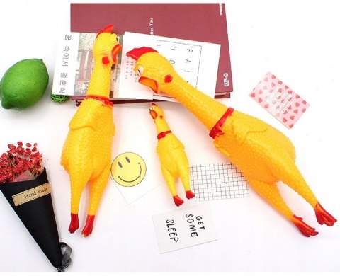 Zabawka gumowa KURCZAK dla psa piszcząca 16 cm Zabawka gumowa KURCZAK dla psa piszcząca 16 cm